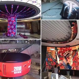 Trong nhà hình linh hoạt LED hiển thị màn hình cảm ứng hồng ngoại không thấm nước 5-năm bảo hành cho cửa hàng bán lẻ sân bay trung tâm mua sắm - Product Image 5