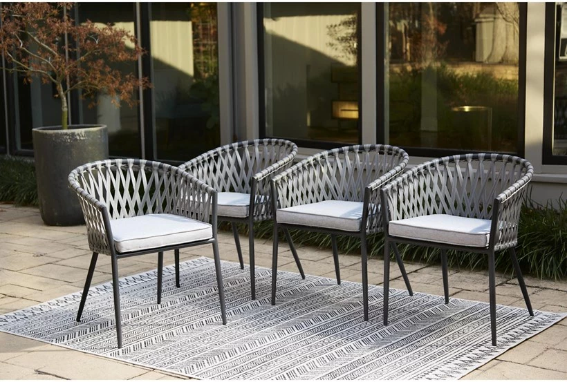 Garden dining living room chair hotel Villa lounge outdoor furniture rope chair