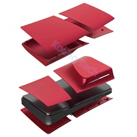Plaques de couleur rouge pour PS5 Pro Console Cover Premium ABS Façade Shell Covers pour PlayStation 5 PRO Disc Edition