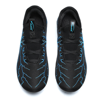 Vente en gros de chaussures de football pour enfants avec motif éclair, crampons AG FG, antidérapantes, légères, chaussures d'entraînement pour enfants