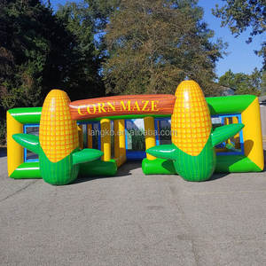 Mansión embrujada <span class=keywords><strong>de</strong></span> Halloween Casa embrujada inflable Juegos <span class=keywords><strong>de</strong></span> etiquetas láser Arena inflable para niños y adultos Laberinto inflable - Product Image 2