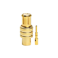 Connecteur RF droit 50 Ohm à prix d'usine, connecteur mâle MCX pour câble semi-rigide RG405, pour équipement de test