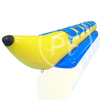 Bateau banane gonflable, bateau à moteur océanique, surf gros poissons volants, bateau banane à une rangée, équipement de remorquage et d'amusement