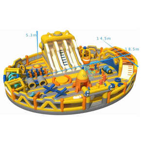 WINWAY Customizable Outdoor PVC Inflatable <b>Castle</b> Bouncer Panda Cake Theme Animal Park Built-in Blower 3-Year Warranty Easy - Product Image 4