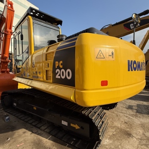 รถขุดไฮดรอลิกแบบตีนตะขาบ Komatsu PC200 ขนาด 20 ตัน รถขุดมือสอง Komatsu ของแท้ รถขุดขนาดกลางสำหรับงานก่อสร้าง ขาย - Product Image 6