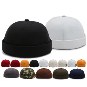 Beanie produttore all'ingrosso cappelli senza tesa del padrone di casa beanie hat logo personalizzato OEM adulto unisex skullcap sailor beanie