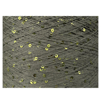 ANGHUI All-In-Stock 100% Cotton Fancy Giant Wool Yarn Smooth T-shirt Yarn Strong 3MM Colorful Sequins Hand Knitting Novelty