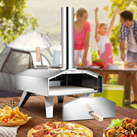 Nouveau style four à Pizza en bois gril Barbecue Machine Camping en plein air Portable four à Pizza feu de bois extérieur horno para pizza