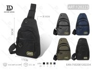 Borsa da petto da uomo Oxford con chiusura a cerniera per tutte le stagioni M01729232 - Product Image 1