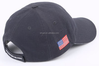 Casquette de sport de baseball de qualité supérieure, non structurée, avec étiquette tissée et fermeture auto-agrippante
