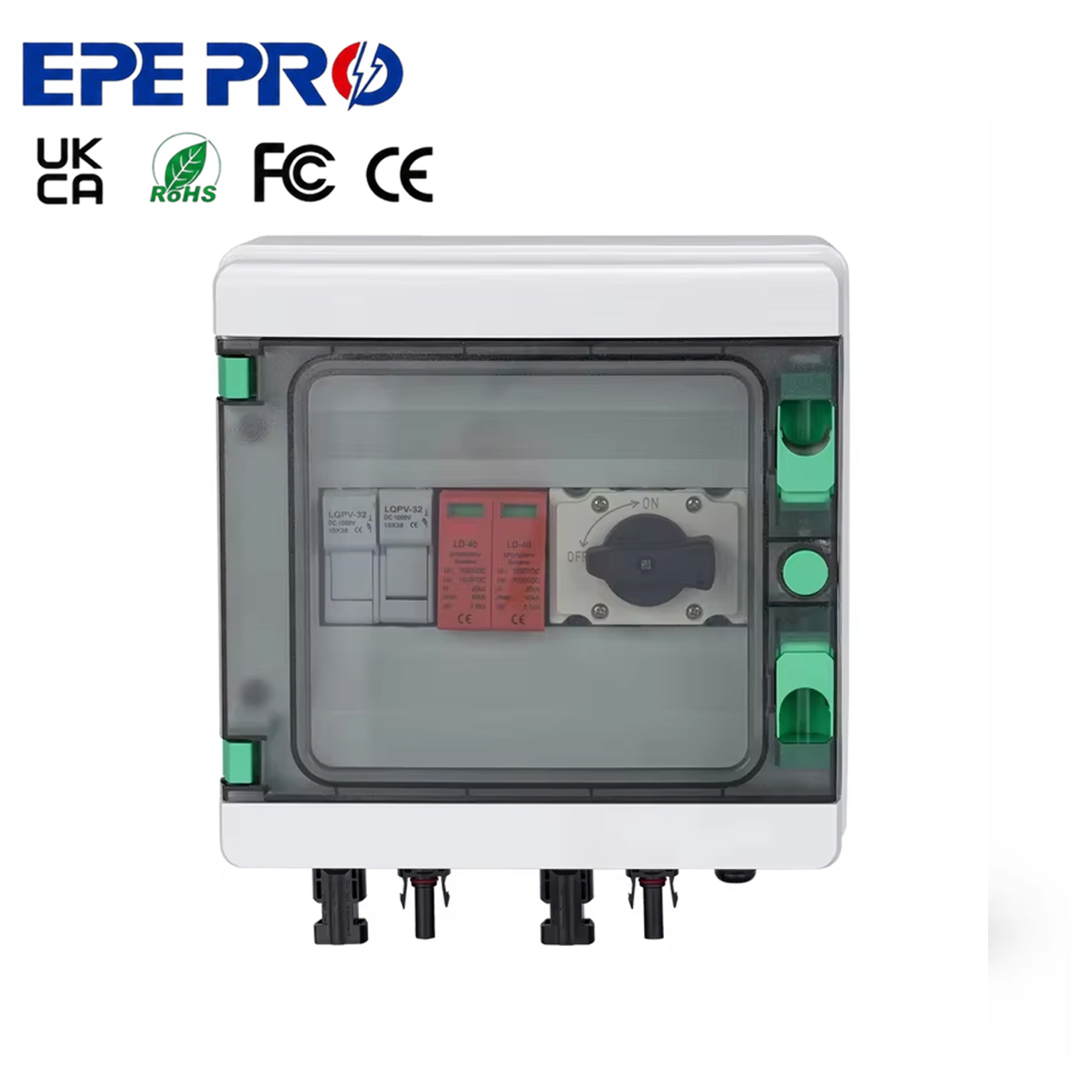 EPEPRO 1-String IP65 Waterproof Outdoor <strong>Solar</strong> Power <strong>System</strong> with PV Combiner Box and DC1000V Circuit Breaker