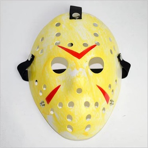 Masques <span class=keywords><strong>de</strong></span> Fête d'Halloween HLC Chine Fabricant Tendance Impression <span class=keywords><strong>de</strong></span> LOGO Personnalisée Blanc <span class=keywords><strong>Jason</strong></span> Effrayant Masques <span class=keywords><strong>de</strong></span> Fête <span class=keywords><strong>Déguisement</strong></span> Célébrité - Product Image 3