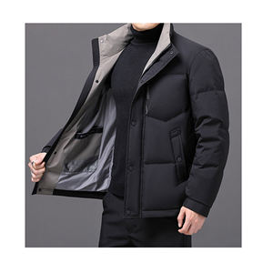 Veste matelassée personnalisée OEM pour hommes Manteau d'extérieur décontracté avec rembourrage Veste en duvet - Product Image 4