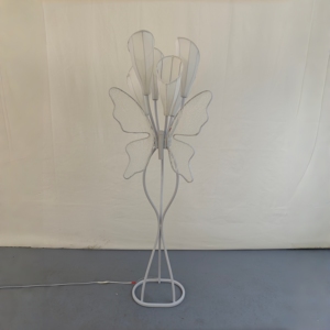 Nouvelle conception de <span class=keywords><strong>lampe</strong></span> LED pour allée à 5 têtes de lys calla et <span class=keywords><strong>papillon</strong></span>, <span class=keywords><strong>lampe</strong></span> créative pour chemin de scène, pour la décoration de mariage et de fête, durable - Product Image 5
