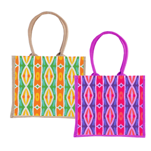 Bolsas Ecológicas de Yute con Estampado Completo, Fabricadas en India, Bengala Occidental, India - Product Image 6