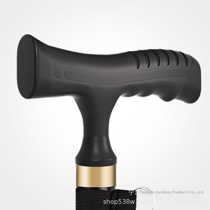 Béquilles en alliage d'aluminium rétractables à double usage recouvertes de colle Bâton de <span class=keywords><strong>marche</strong></span> rotatif à une jambe pour la randonnée des personnes âgées - Product Image 2