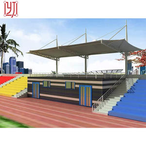 Estructura de Membrana Arquitectónica para Gradas de Gimnasio, Techo de Tela Tensada, Ingeniería de Cubiertas - Product Image 2
