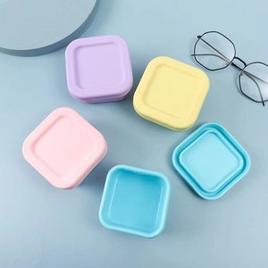 2025 Nhà Máy Bán Hàng Sinh Thái An Toàn 100Ml Silicone Bát Mới Hộp Ăn Trưa Với Nắp Trẻ Em Của Bento Container Lưu Trữ Thực Phẩm - Product Image 4