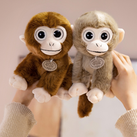 Nouvelle peluche singe doré, jouet en peluche singe, décoration de voiture gorille, cadeau pour enfants