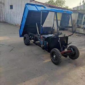 Minivolquete Hidráulico de Cuatro Ruedas para Jardín, Camión Volquete de 1T para Transporte de Mercancías del Hogar - Product Image 4