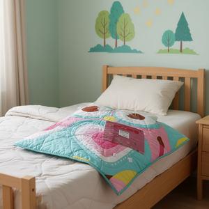 Couette Competition Owl 220x140 cm en coton et polyester, literie toutes saisons, taille simple - Product Image 2