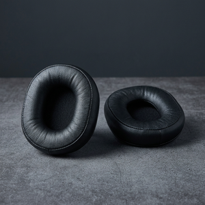 For Audio-Technica ATH-SR9 ATH SR9 Earpads Premium Protein Leather Ear <b>Pad</b> <b>Cushions</b> Factory Bulk Wholesale Price Supply - Product Image 4