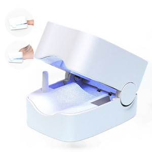 อุปกรณ์เลเซอร์ทำความสะอาดเชื้อราที่เล็บแบบพกพาพร้อมแหล่งกำเนิดแสง LED จอแสดงผลดิจิตอล แหล่งจ่ายไฟ USB พร้อมโคมไฟยูวีสำหรับทำเล็บ - Product Image 1