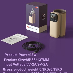 Calentador de Biberones Inalámbrico Inteligente Portátil con Opción de 6000mAh o 8000mAh, Calentador de Leche Eléctrico con Carga USB para Alimentación al Aire Libre - Product Image 3
