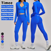 Nouvel ensemble de sport 5 pièces pour femme 2026 – Col en V, dos nageur, coupe ajustée, haute élasticité, respirant, sans coutures, pour fitness et yoga