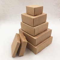 Boîtes de rangement en papier kraft recyclé avec gaufrage et pelliculage mat, personnalisables pour cadeaux et artisanat