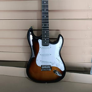 Guitarra eléctrica OEM ST <span class=keywords><strong>de</strong></span> alta calidad Paulownia Cuerpo <span class=keywords><strong>de</strong></span> madera SSH Pastillas Guitarras baratas al por mayor para adultos - Product Image 5