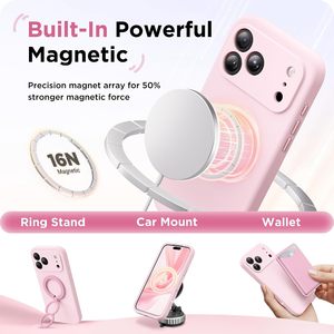 <span class=keywords><strong>เคส</strong></span>แม่เหล็ก BERFY สำหรับ 17 Pro Max พร้อมฟิล์มกันรอยกระจกในตัว ป้องกันกล้อง กันกระแทก ดีไซน์ครอบคลุมทั้งตัว - Product Image 3