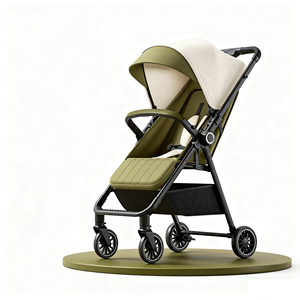 Vendita calda <span class=keywords><strong>passeggino</strong></span> pieghevole in cotone e lino <span class=keywords><strong>leggero</strong></span> comodo bidirezionale seduto e sdraiato per camminare per bambini - Product Image 3