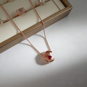 CUSTOM <b>SILVER</b> 10K/14K GOLD PLATED <b>SOLID</b> GOLD LAB GROWN DIAMOND ZICON ENGAGEMENT CLUSTER <b>NECKLACE</b> UNISEX CUTE ANNIVERSARY PARTY - Product Image 3