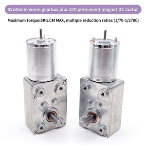 고토크 12v 24v 볼트 DC 웜 기어 모터 마이크로 전기 브러시 DC 모터 - Product Image 4