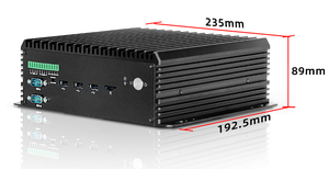 Endüstriyel Gömülü Fansız Mini PC Intel Celeron J1900, <span class=keywords><strong>2</strong></span> Gigabit Lan Bağlantı Noktası ile Ev Ofis Endüstrisine Uygun ABD AU Fişleri - Product Image 4