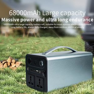 สถานีไฟฟ้าพกพา 300W ขายดี พร้อมระบบป้องกัน BMS ป้องกันการชาร์จเกินผ่าน USB และป้องกันไฟฟ้าลัดวงจร ความจุ 153.6Wh - Product Image 4