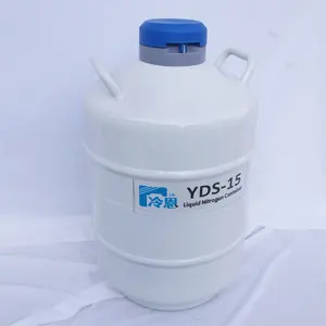 YDS 15 Litros 15L Recipiente de Nitrogênio Líquido Criogênico Tanque de Seme Congelado para Armazenamento de Embriões de Sémen