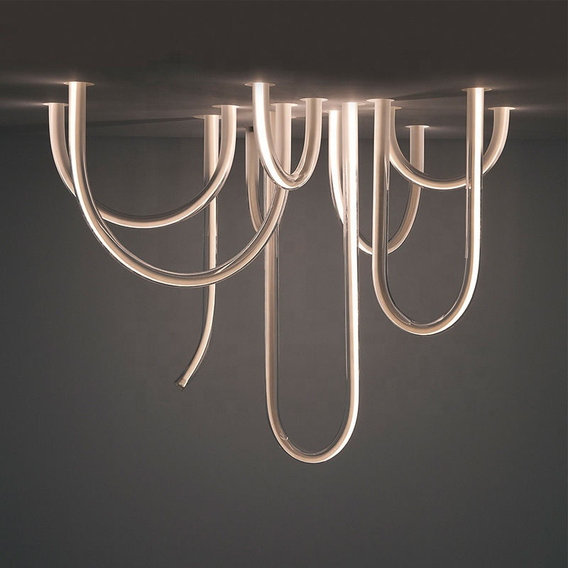 Modern LED Chandelier Pendant Lights for Living Room & Bedroom Customizable Materials Dimmable Home Lighting · image 5