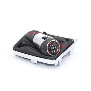 Palanca de Cambios Manual de 5 y 6 Velocidades con Funda de Cuero para Volkswagen VW <span class=keywords><strong>Golf</strong></span> <span class=keywords><strong>7</strong></span> MK7 VII GTI GTD 2013-2018 - Product Image 2