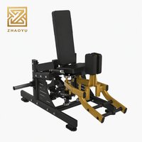 Machine à extensions et flexions assises ZY à charge libre, double fonction, pour entraînement des quadriceps et des ischio-jambiers, idéale pour les salles de sport commerciales