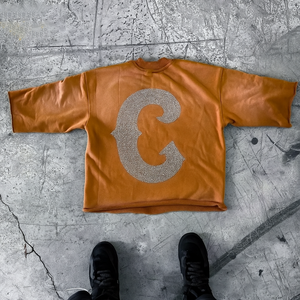 Personalizado de gran tamaño suave peinado 100% algodón gráfico serigrafiado Boxy Fit hombro caído sin costuras estilo Vintage camiseta para mujer - Product Image 3