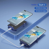 Para iPhone 16 Pro Max para Huawei Mate70 para Samsung S25 funda de batería inteligente Kickstand Universal 10000mAh banco de energía cargador de teléfono