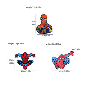 Meilleures ventes : Badges et épingles de revers Marvel en émail métallique noir, thème <span class=keywords><strong>Spider</strong></span>-<span class=keywords><strong>Man</strong></span>, pour expositions de bandes dessinées, vêtements et sacs - Product Image 4
