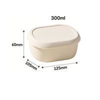 Boîte de conservation alimentaire en silicone avec couvercle, compatible micro-ondes/congélateur/four, empilable, pour repas, collations et restes