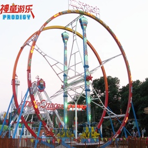 Erstaunliche Outdoor-Spielgeräte tragbare Rad Spiel Ferris Ring Auto Vergnügung fahrt zum Verkauf - Product Image 6