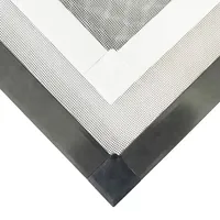 Fenêtre à cadre fixe moderne en fibre de verre et aluminium avec moustiquaire intégrée, résistante aux intempéries, pour usage commercial