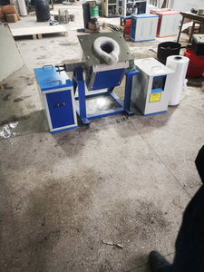 Metal le four de fonte industriel d'induction 100kg 5kw les boîtes en aluminium d'acier inoxydable double régénérateur jusqu'à 2500 degrés - Product Image 2