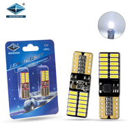 Auto LED-Licht 12V 24V Luces T10 4014 24Smd Innen LED-Licht Foco LED T10 mit Canbus