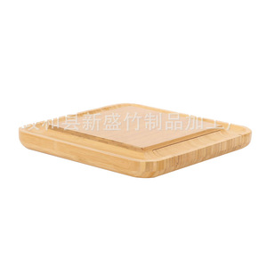 Factory wholesale cheese board <b>set</b>, simple cheese knife, cheese board drawer, bamboo <b>square</b> cheese board, customizable. - Product Image 5